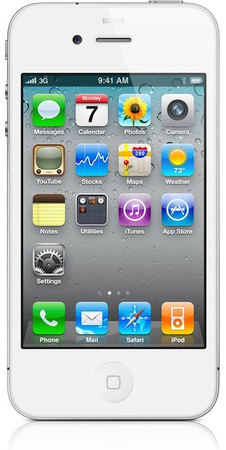 Смартфон APPLE iPhone 4 8GB White - Биробиджан