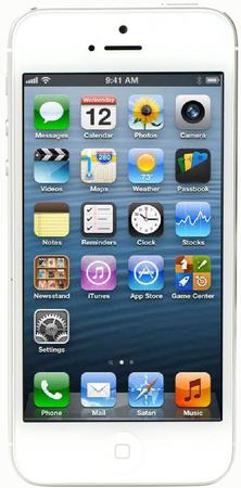 Смартфон Apple iPhone 5 32Gb White & Silver - Биробиджан